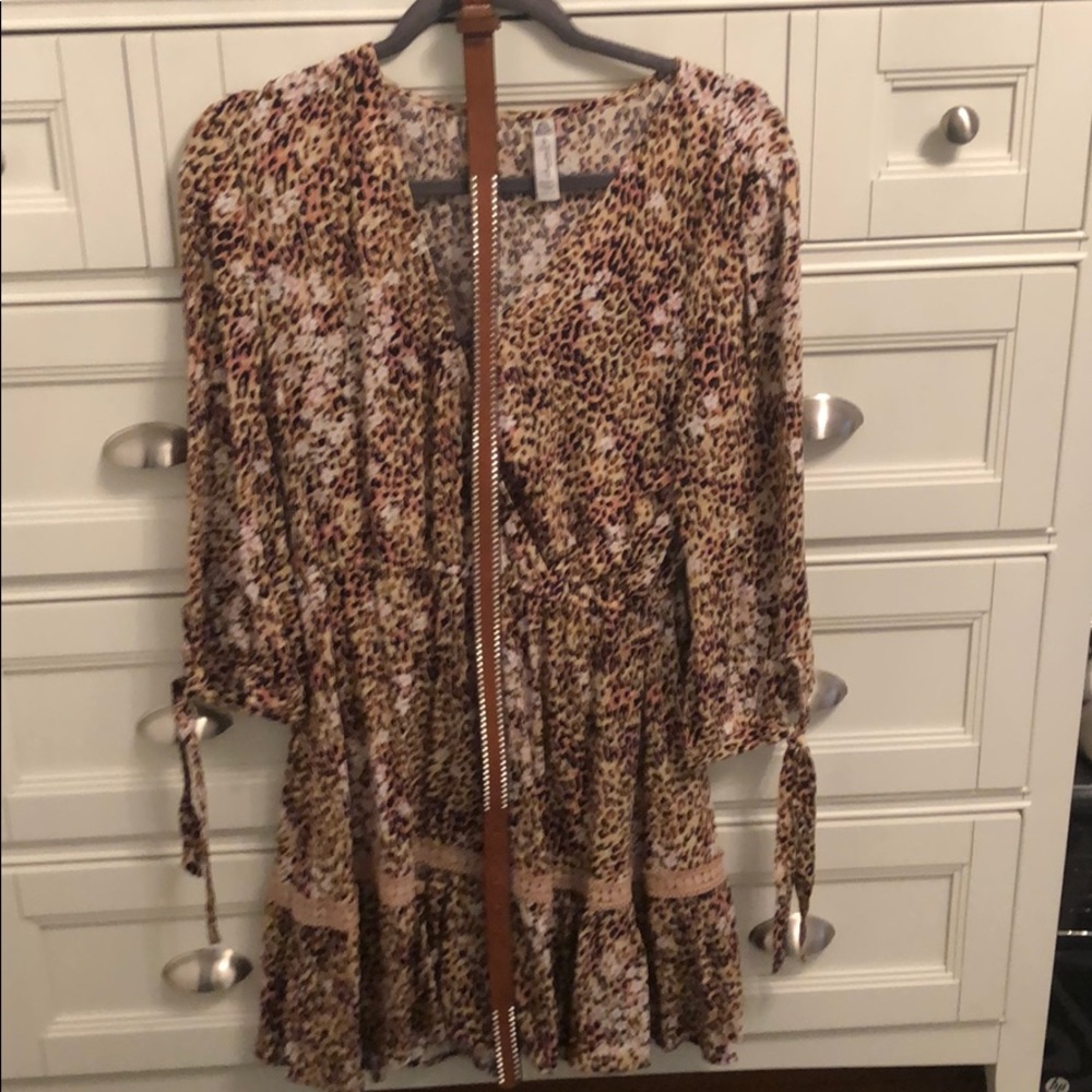 Leopard print dress
